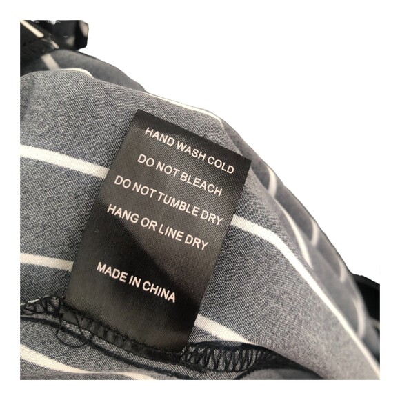 Etophe Studio's Wide Leg Stripe Flutter Sleeve Jumpsuit with Open Back S - Picture 7 of 15